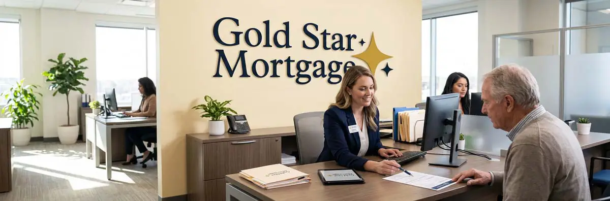 Loan officer helping a first-time buyer with an application