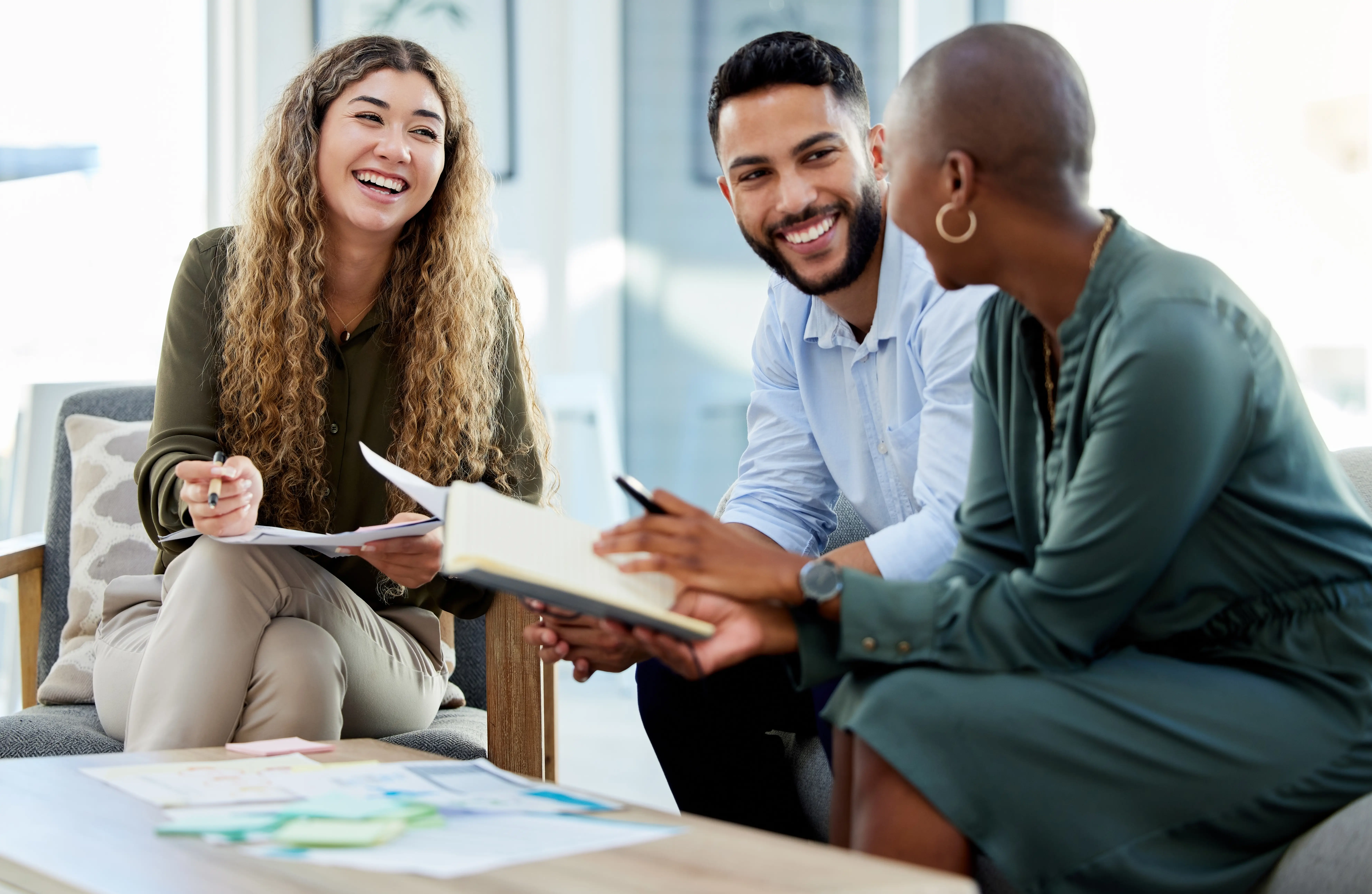 Walking through mortgage documents on a checklist